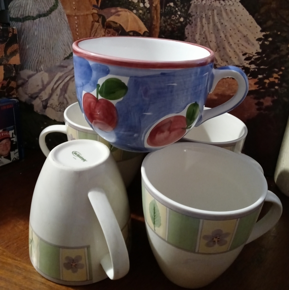 🍵 Good House Keeping,Set Of 4 Vintage Coffee Mug 🍩🍱Size 4.5"×4.5,"Gift It. - Picture 9 of 13